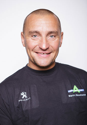 Aufbereiter der ASC Dessau GmbH am Standort Dessau Marcel Neumann